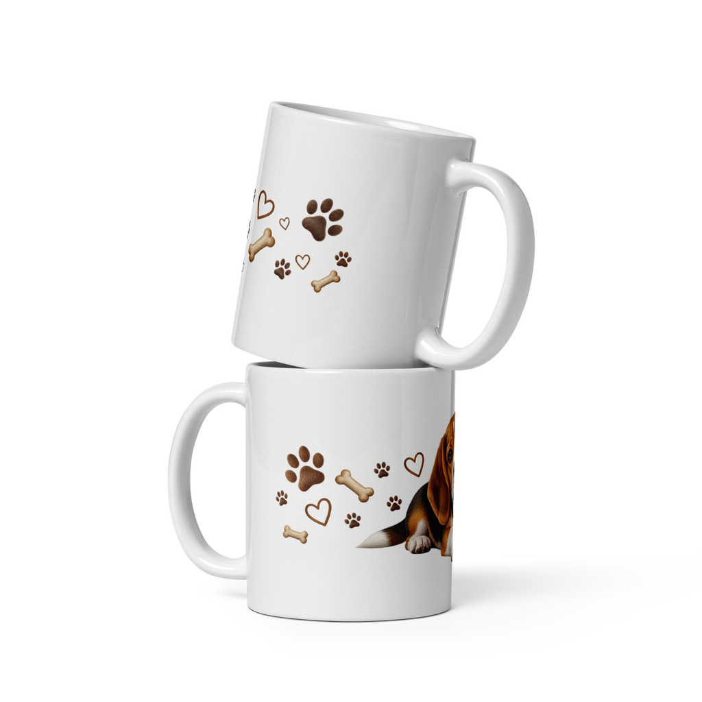 Beagle - Taza blanca n.º 1