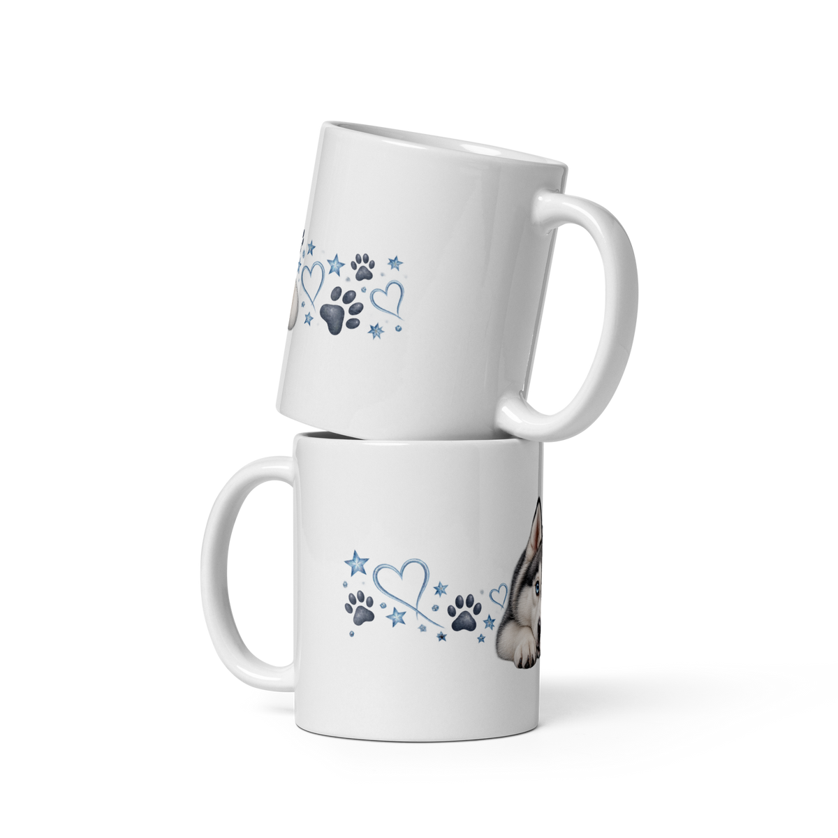 Husky Siberiano - Taza Blanca #1